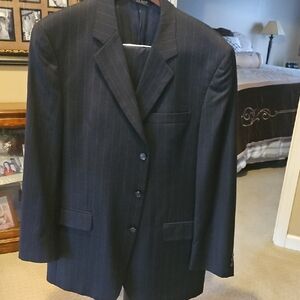 Jos. A. Bank Black Pinstripe Suit Jacket